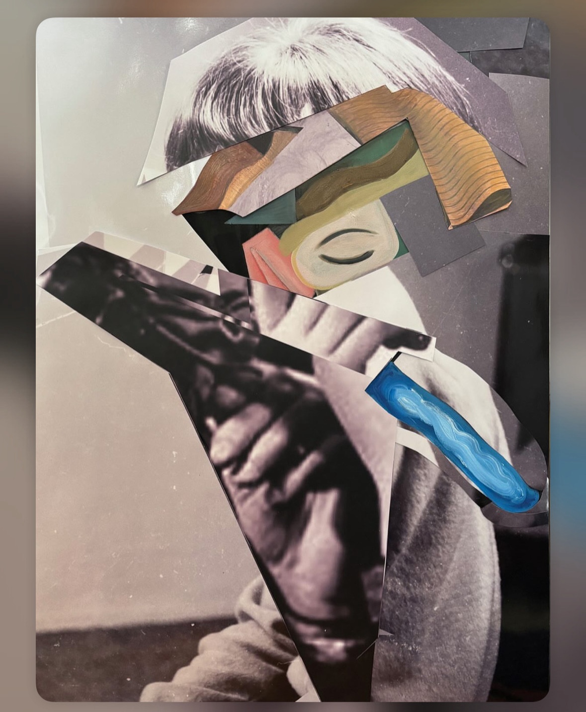 clinckx collage content? oil on canvas 